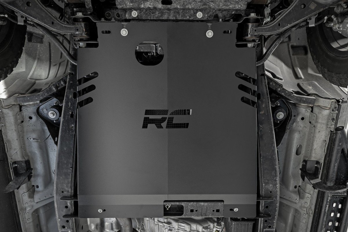 Toyota Tacoma Catalytic Converter Shield - Rough Country - Anti-Theft Skid Plate - '16-'23